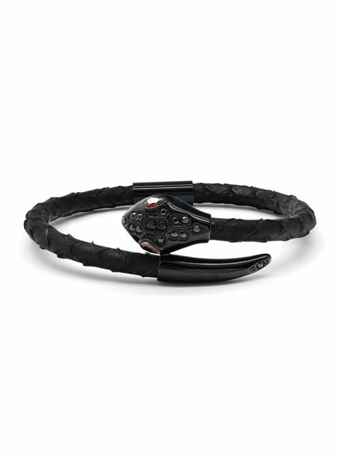 GT Collection Armbånd 'Snake Head'  sort