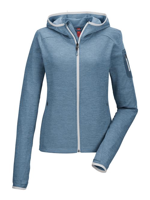 KILLTEC Funktionsfleecejakke 'KOS 250'  opal / lyseblå / offwhite