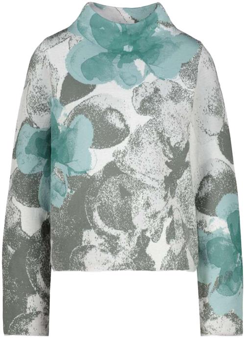 monari Pullover  turkis / grå / hvid