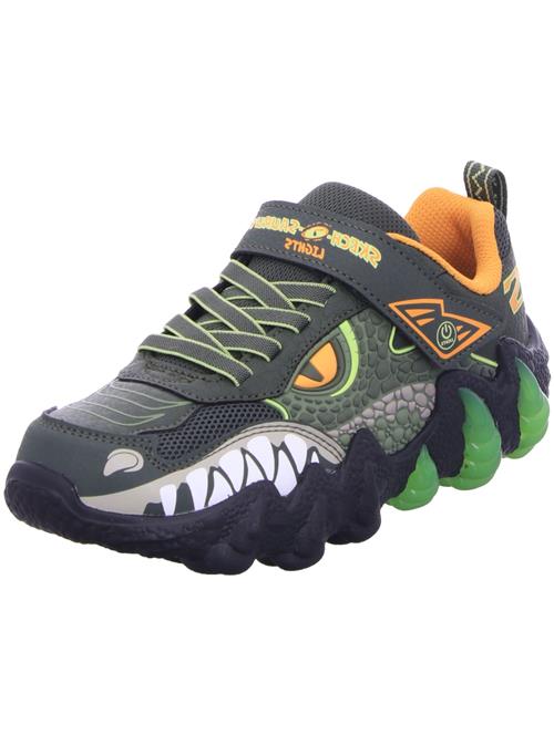 SKECHERS Sneakers 'SKECH-O-SAURUS LIGHTS 2.0'  grøn / oliven / sort