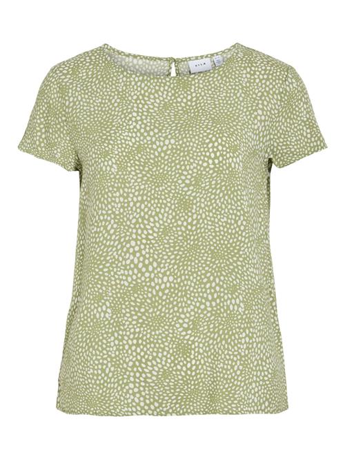 VILA Bluse 'VIPaya'  grøn / offwhite