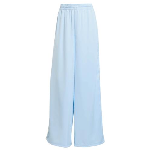 ADIDAS ORIGINALS Bukser 'Satin Wide Leg Pants Ruffle'  lyseblå / hvid