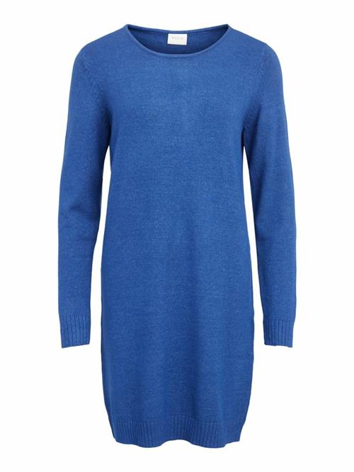 VILA Strikkjole  blå