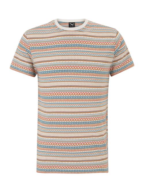 Iriedaily Bluser & t-shirts 'Chop Chop'  camel / petroleum / mørkeorange / offwhite