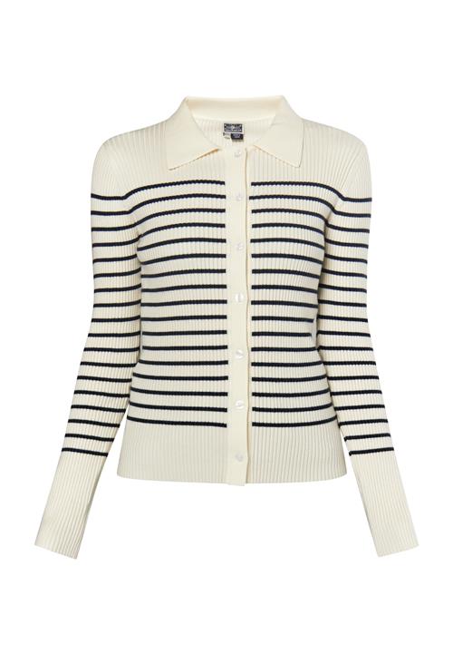 DreiMaster Maritim Cardigan  marin / uldhvid