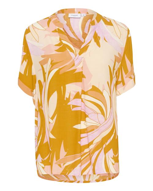 SAINT TROPEZ Bluse  creme / curry / lilla / abrikos