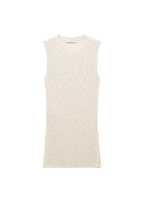 MANGO Sticktop  beige-meleret