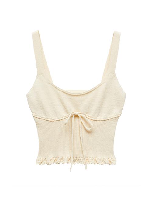 MANGO Sticktop 'LOVI'  ecru