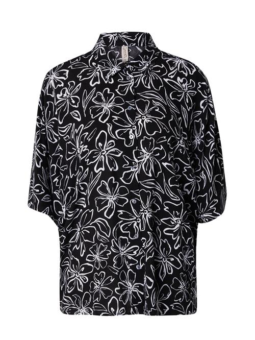 Eight2Nine Bluse  sort / hvid