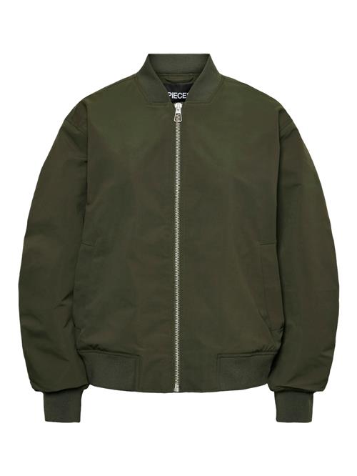 PIECES Overgangsjakke 'Nomi'  gran