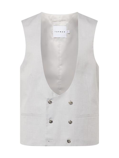 TOPMAN Vest  lysegrå