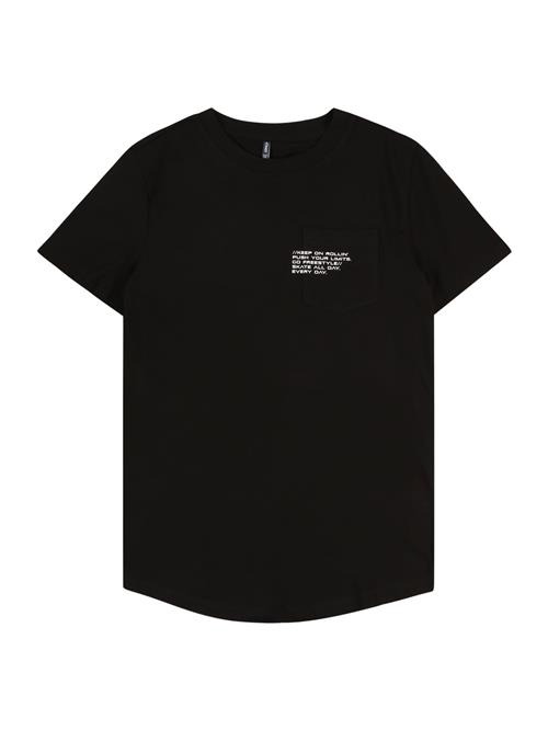 ONLY GIRLS Shirts 'KOBMARINUS'  sort / hvid