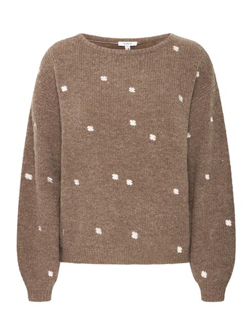 b.young Pullover 'OTIKI'  brun / hvid