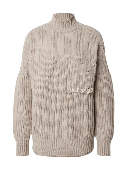 19V69 ITALIA Pullover 'Rosanna'  ecru / brokade