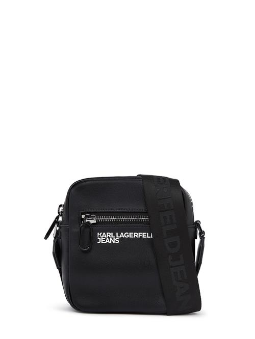 KARL LAGERFELD JEANS Skuldertaske  sort / hvid