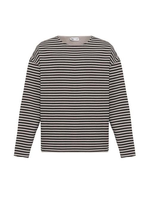 VAMOS CLO Bluser & t-shirts  mudderfarvet / sort