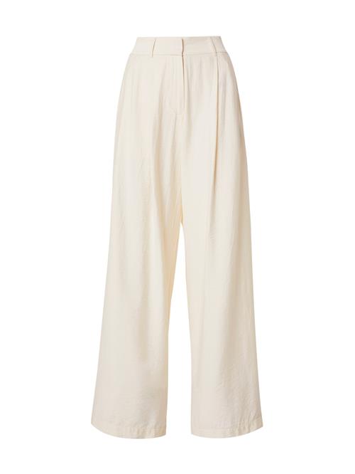 Aware Bukser med lægfolder 'Perry'  champagne