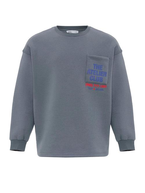 Dandalo Sweatshirt  blå / neonblå / lys rød