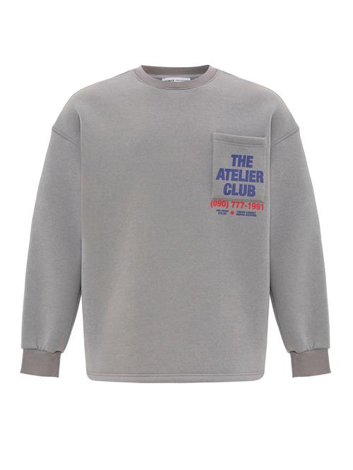 Dandalo Sweatshirt  blå / grå / orangerød