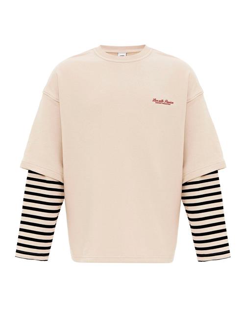 Dandalo Sweatshirt  nude / mørkerød / sort