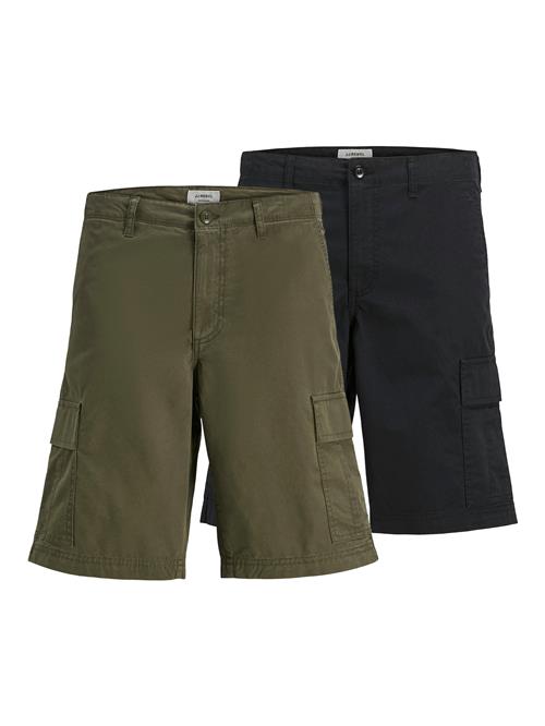 JJ Rebel Cargobukser 'JREBCARLOS'  mørkegrøn / sort