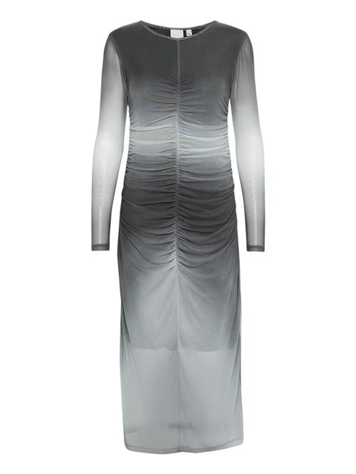 ICHI Kjole 'PENLOPA DR'  grå / sort