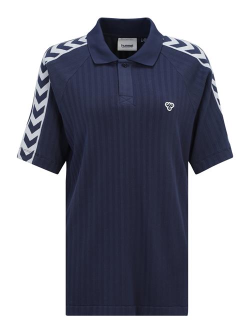 Hummel Funktionsbluse 'Archive'  marin / hvid