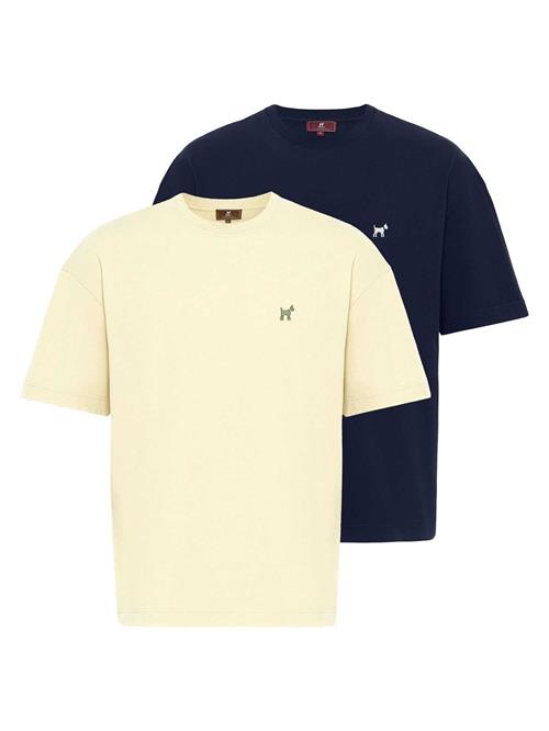 Williot Bluser & t-shirts  mørkeblå / gul-meleret