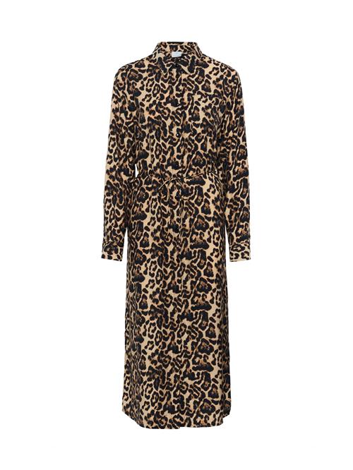 Kaffe Blusekjole 'KAHannah'  brun / lysebrun / sort