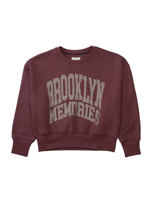 STACCATO Sweatshirt  lysegrå / bordeaux