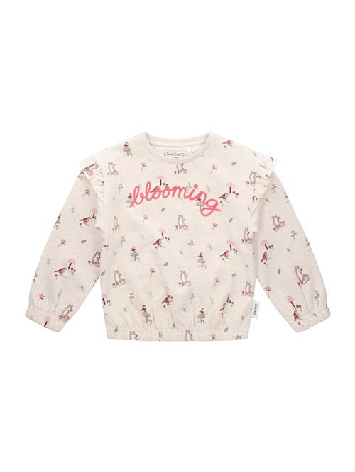 STACCATO Sweatshirt  lysebeige / grøn / hindbær / gammelrosa