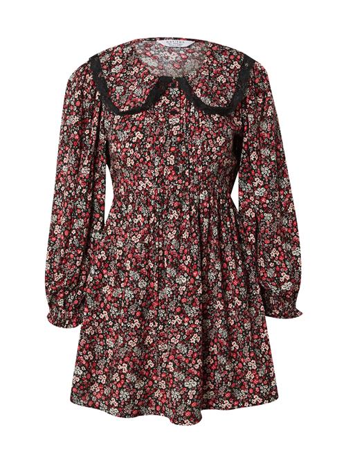 Miss Selfridge Petite Kjole  lyserød / blodrød / sort / hvid