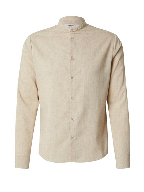 DAN FOX APPAREL Skjorte 'Thomas'  beige-meleret
