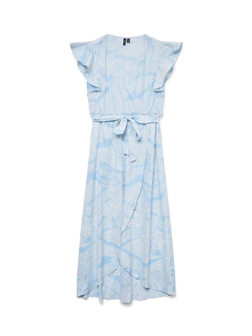 VERO MODA Kjole 'VMPAGE'  lyseblå / hvid