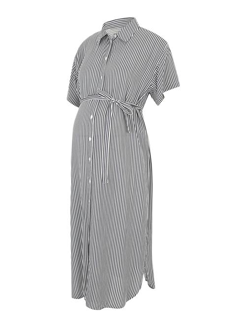 Vero Moda Maternity Blusekjole 'VMMBumpy'  sort / hvid