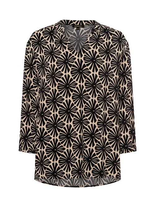 MORE & MORE Bluse  beige / sort