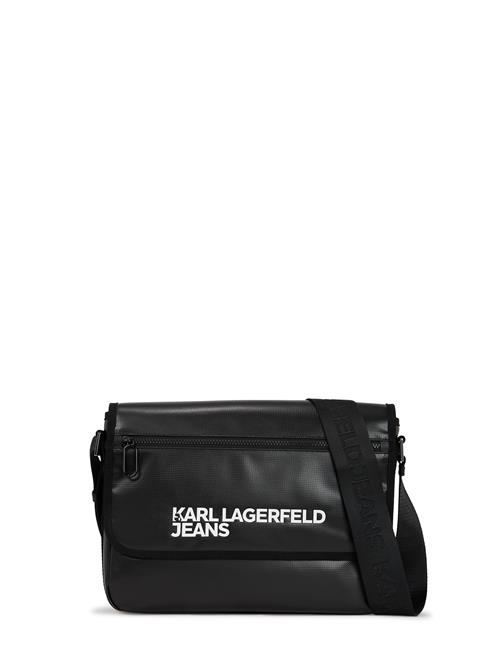 KARL LAGERFELD JEANS Messenger  sort / hvid