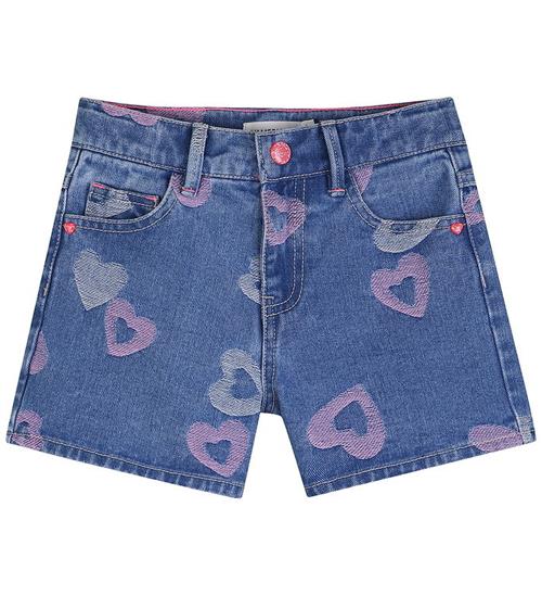 Billieblush Shorts - Denim - Denim Blue m. Hjerter