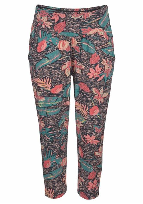 CHIEMSEE Bukser  petroleum / koral / sort