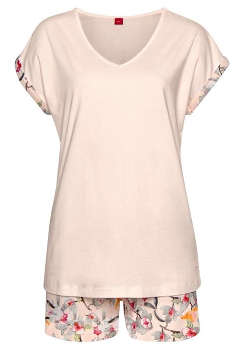 s.Oliver Shorty  creme / lyserød