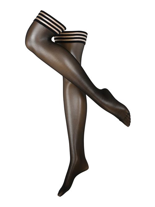 Swedish Stockings Overknee strømper 'Mira Premium Stay Ups Black'  sort