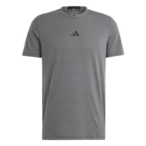 ADIDAS PERFORMANCE Funktionsskjorte 'Designed for Training'  grå-meleret / sort