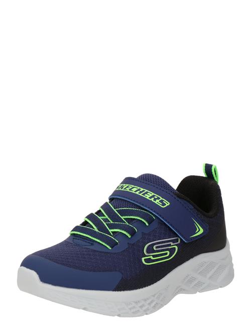 SKECHERS Sneakers 'Microspec II - Zovrix'  navy / neongrøn