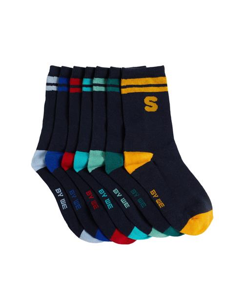 WE Fashion Sokker  blå / gylden gul / mørkegrøn / rød