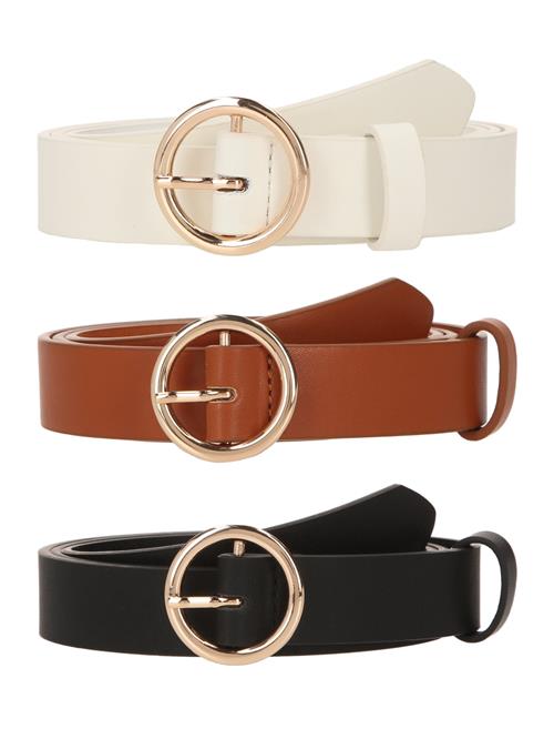 studioselect Bælte  rustbrun / sort / hvid