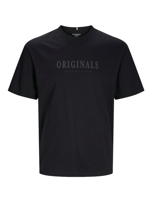 JACK & JONES Bluser & t-shirts 'JORFrederiksberg'  mørkegrå / sort