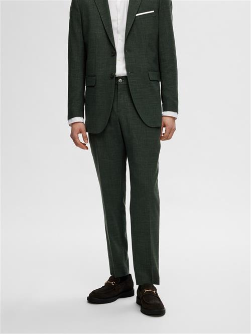 SELECTED Bukser med fals 'SLHOASIS'  mørkegrøn