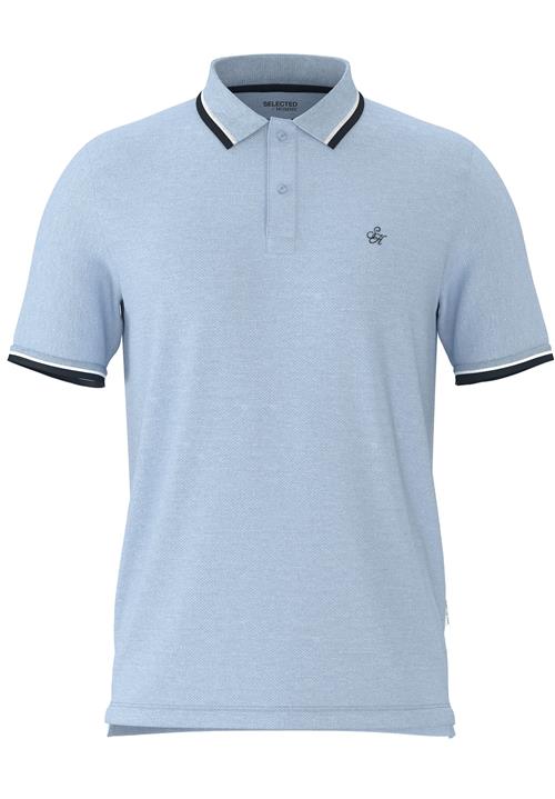 SELECTED Bluser & t-shirts 'ATLAS'  lyseblå / mørkeblå / hvid