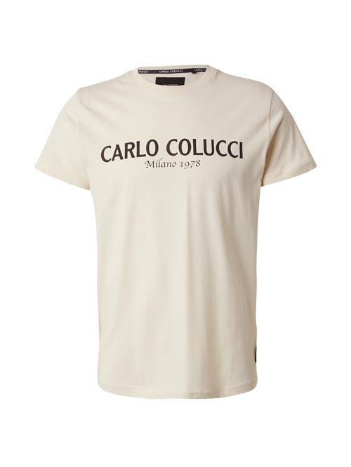 Carlo Colucci Bluser & t-shirts 'Di Comun'  beige / sort