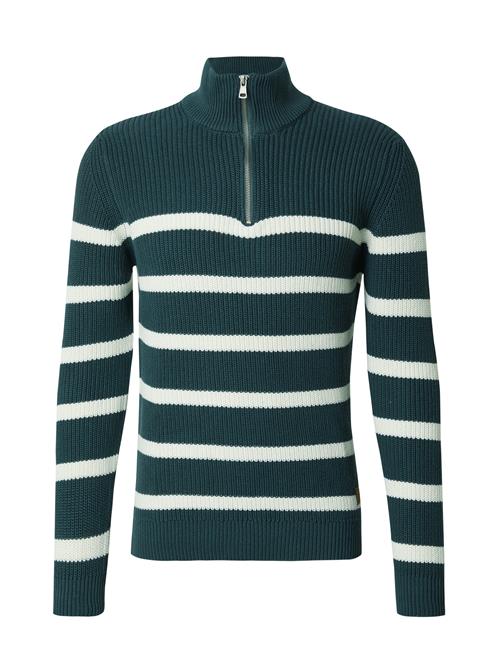 Key Largo Pullover 'PILOT'  mørkegrøn / hvid